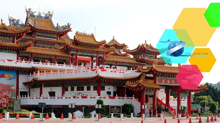 از تدارکات مختلف در طبقات معبد تیان هو کوالالامپور لذت ببرید ، زیما سفر 